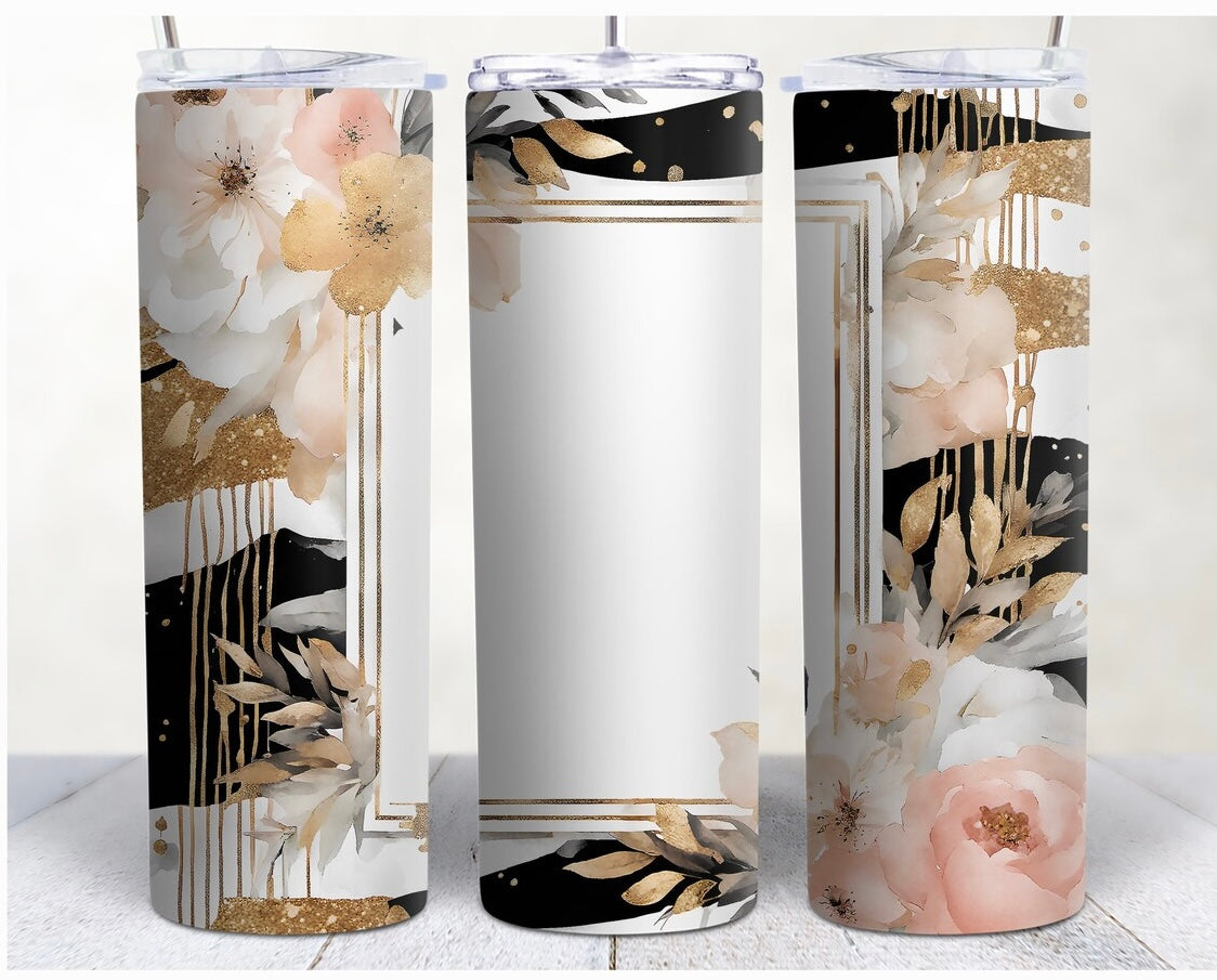 🌸Personalize A Flower Tumbler