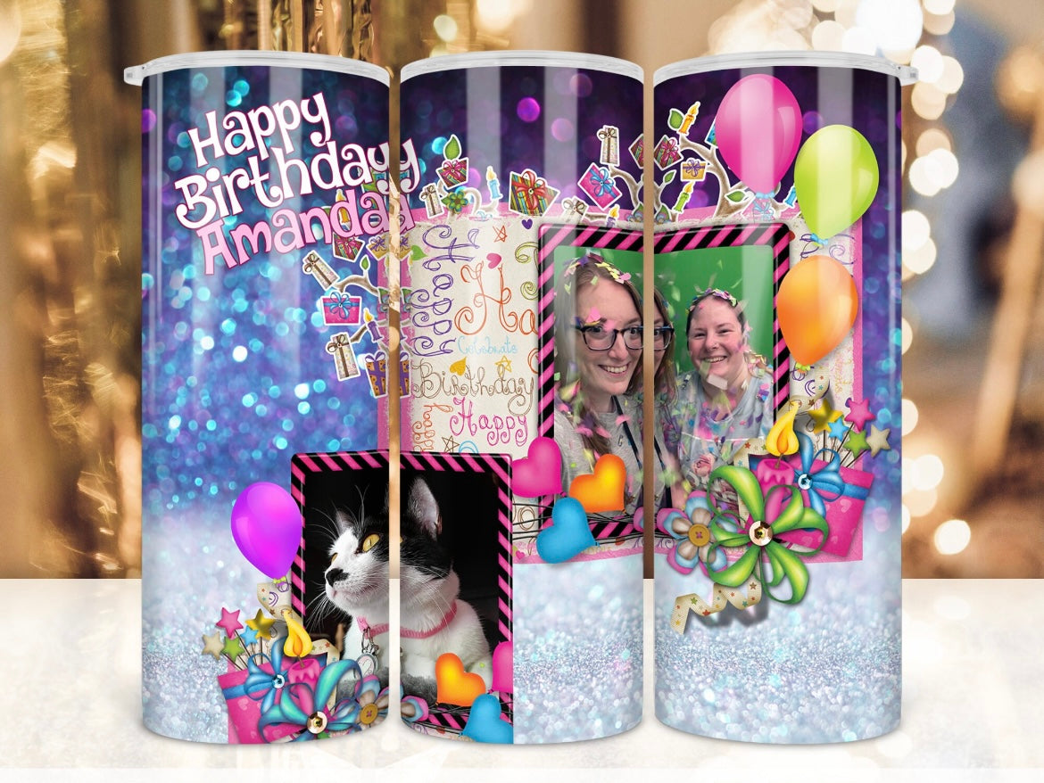 🌸Personalize A Birthday Tumbler