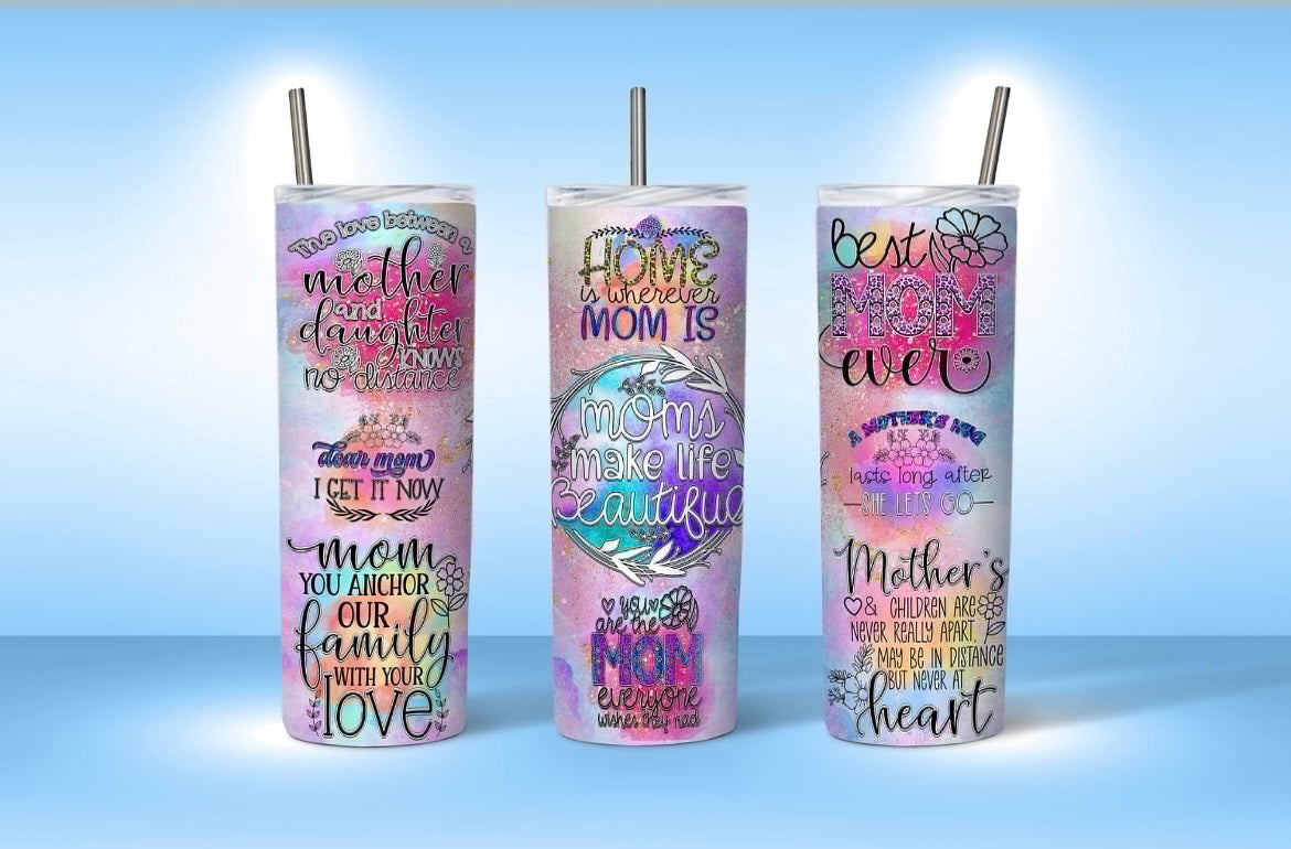 🌸Affirmations Mom Tumbler