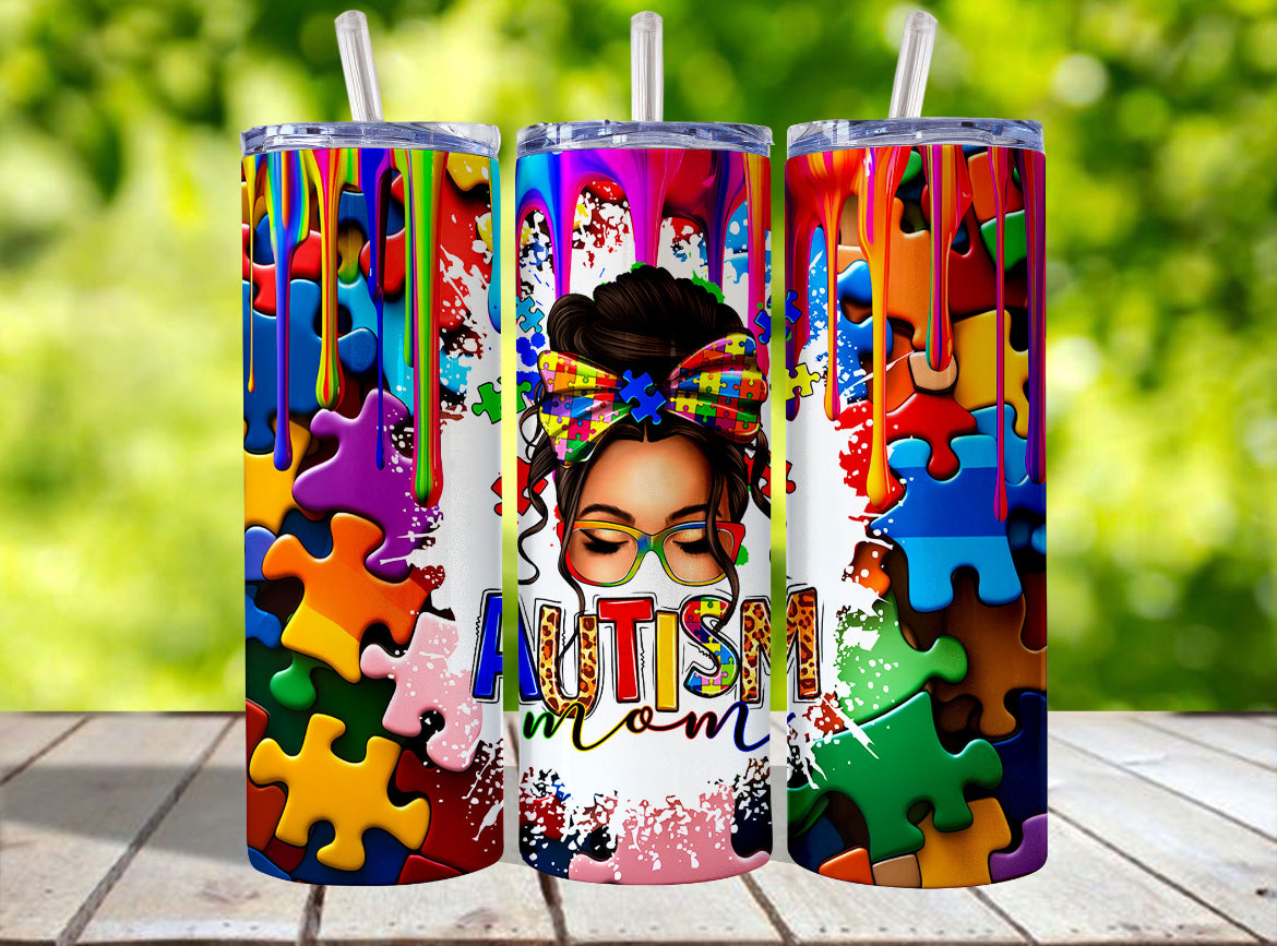 🌸 Autism Awareness Tumbler