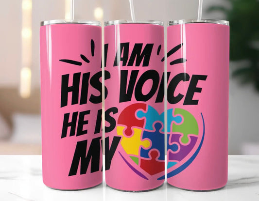 🌸 I AM His Voice Tumbler