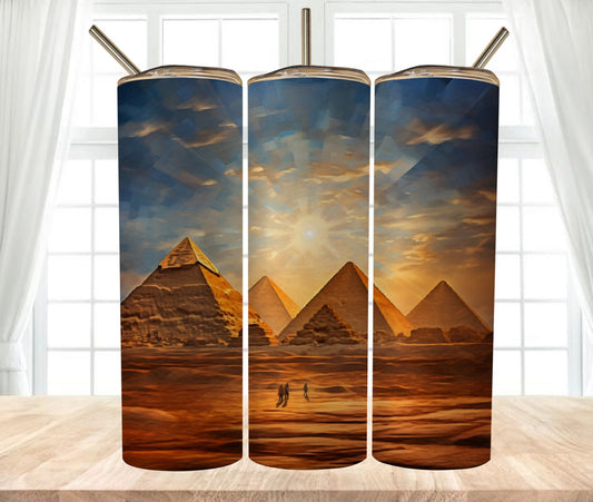 🌸Ancient Pyramids Tumbler