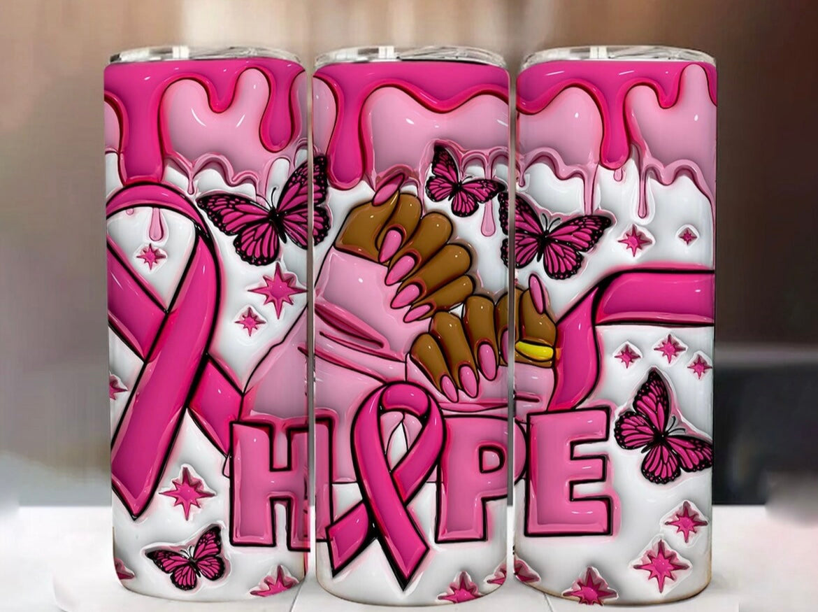 🌸3D Hope Tumbler