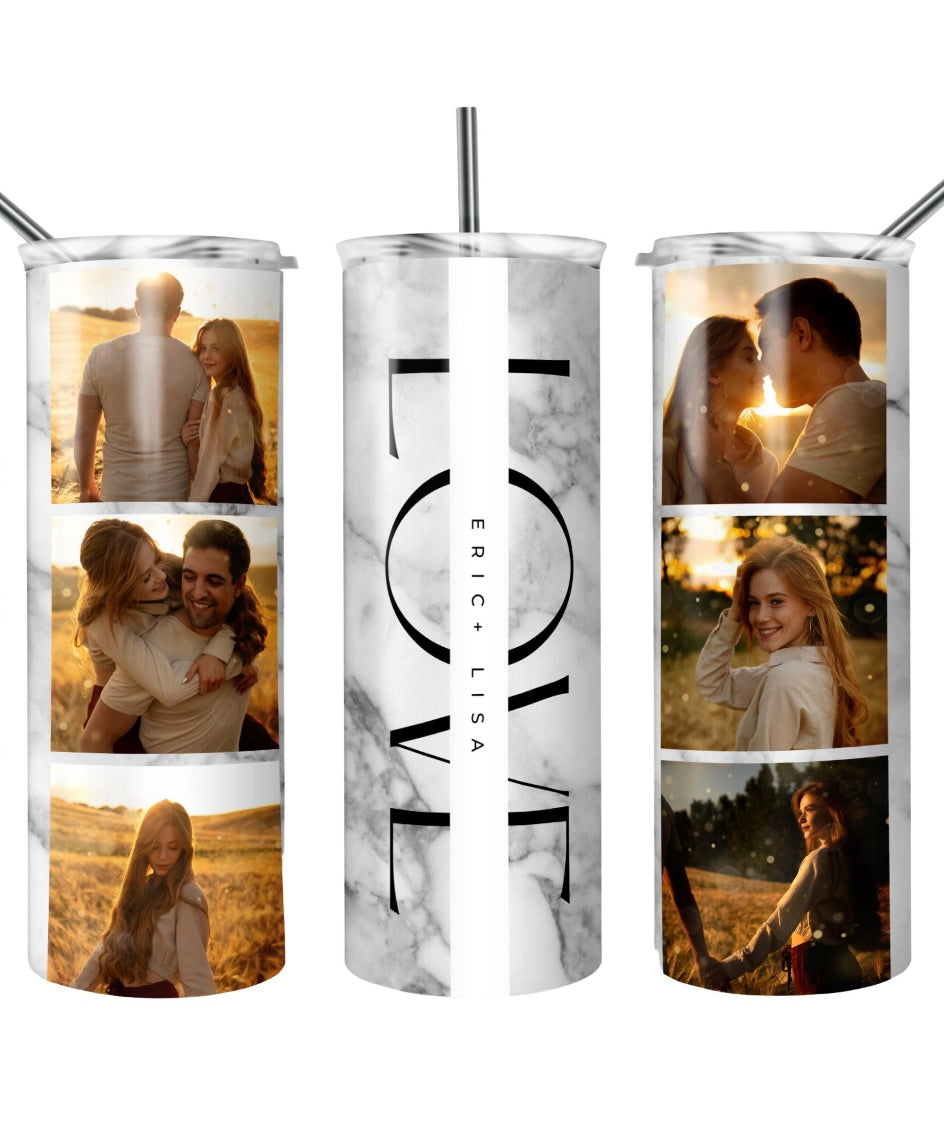 🌸Personalize A Love Photo Tumbler