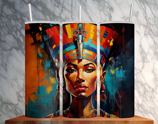 🌸Queen Nefertiti Tumbler