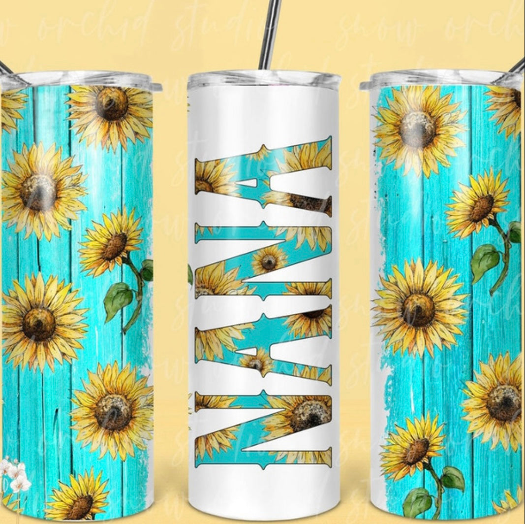 🌸Sunflower Nana Tumbler