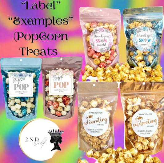 🌸Customize Your Popcorn Favors