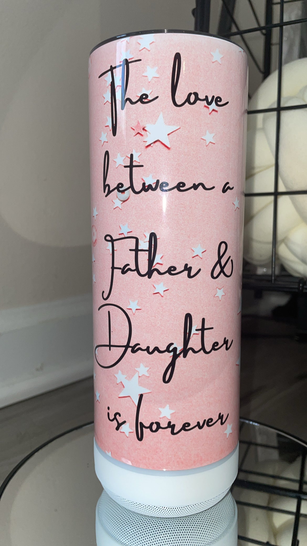 🌸Personalize A Father & Daughter Bluetooth Tumbler