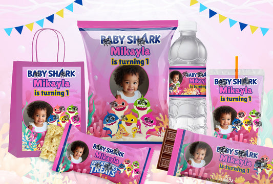 🌸Baby Shark Party Favor