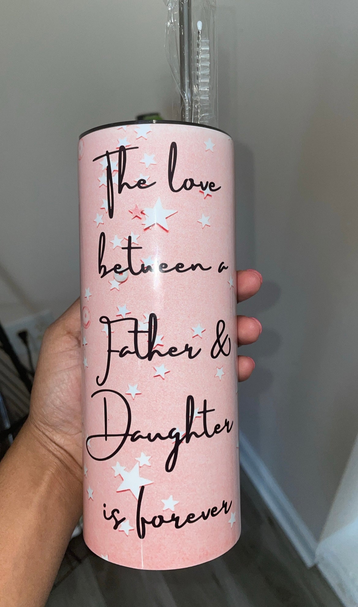 🌸Personalize A Father & Daughter Tumbler