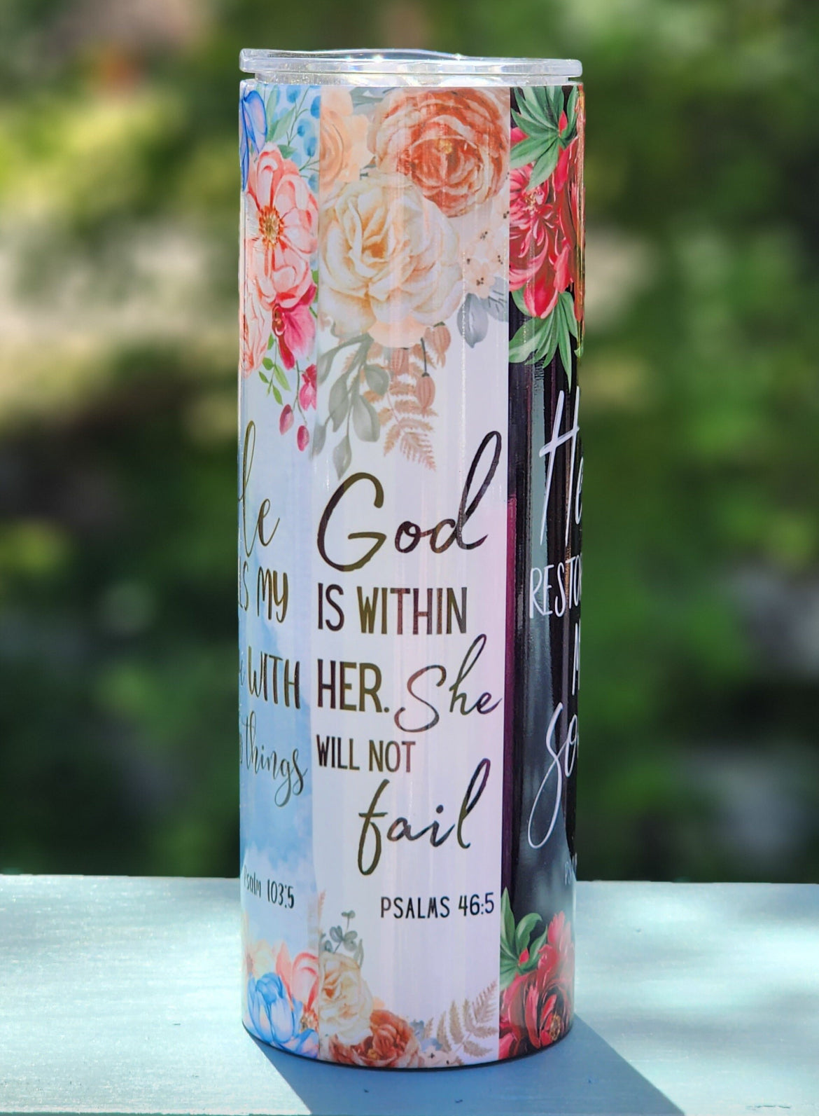 🌸Clothed In Dignity Tumbler