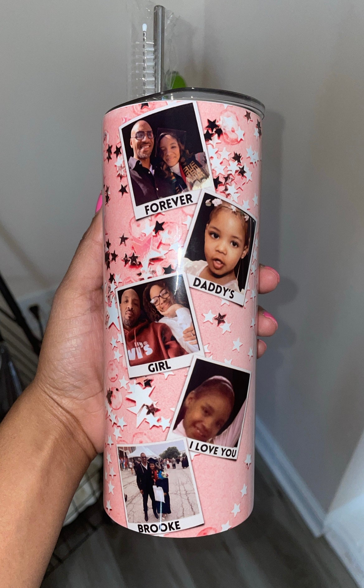 🌸Personalize A Father & Daughter Tumbler