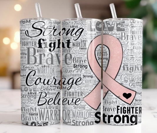 🌸Fight Strong Tumbler