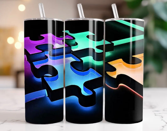 🌸 3D Puzzle Tumbler