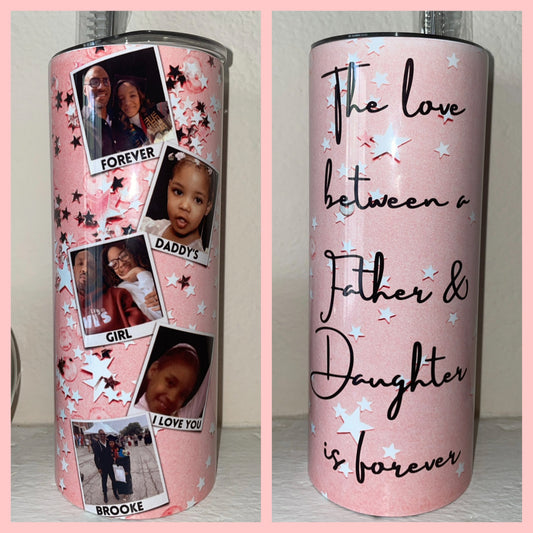 🌸Personalize A Father & Daughter Tumbler