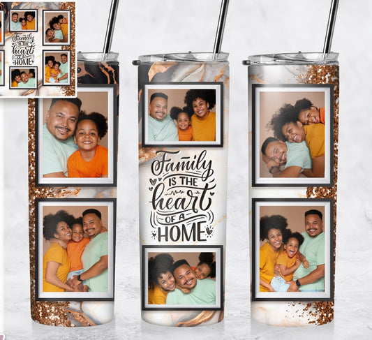 🌸Personalize A Family Heart Tumbler