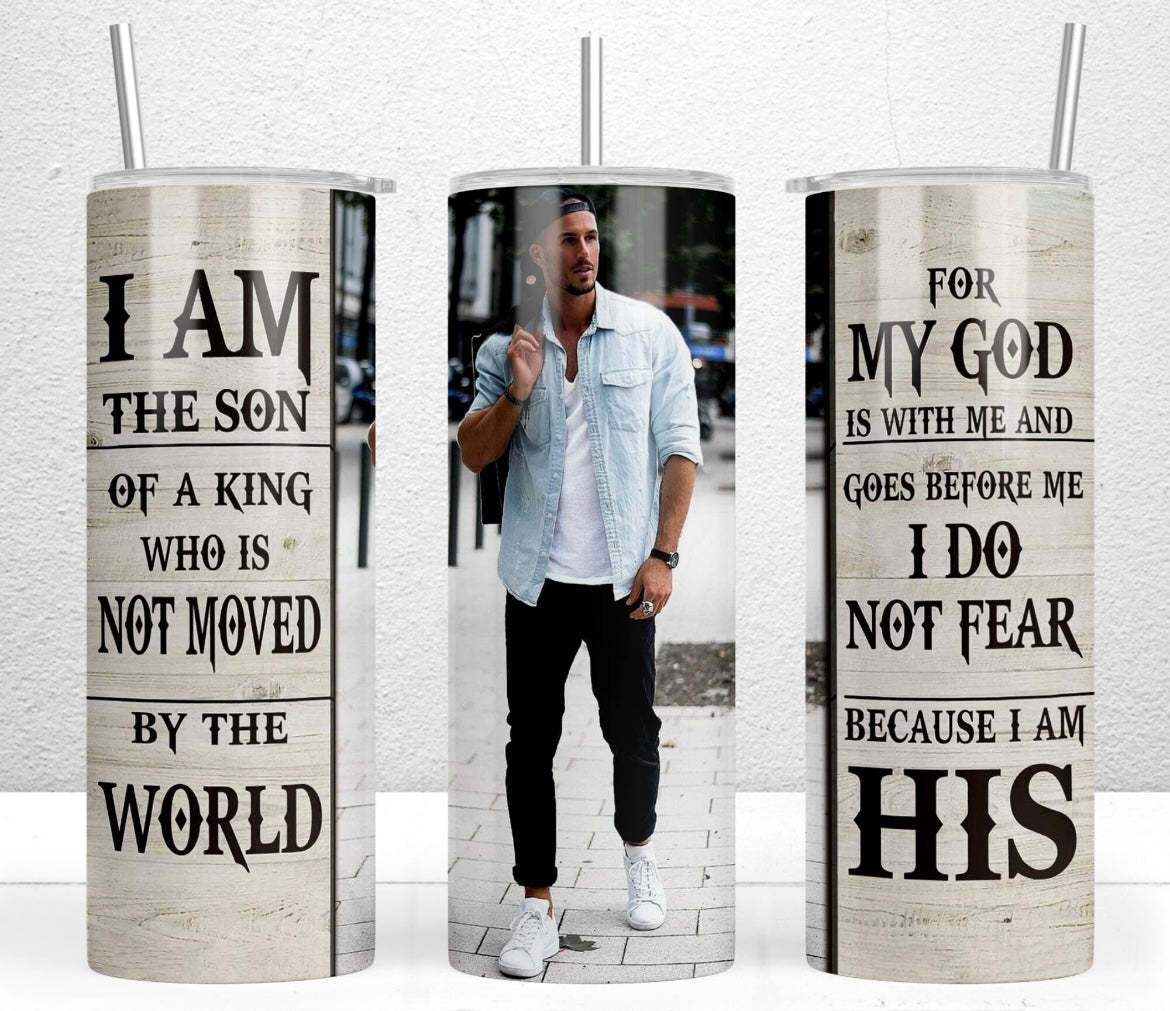 Personalize I Am Mens Tumbler