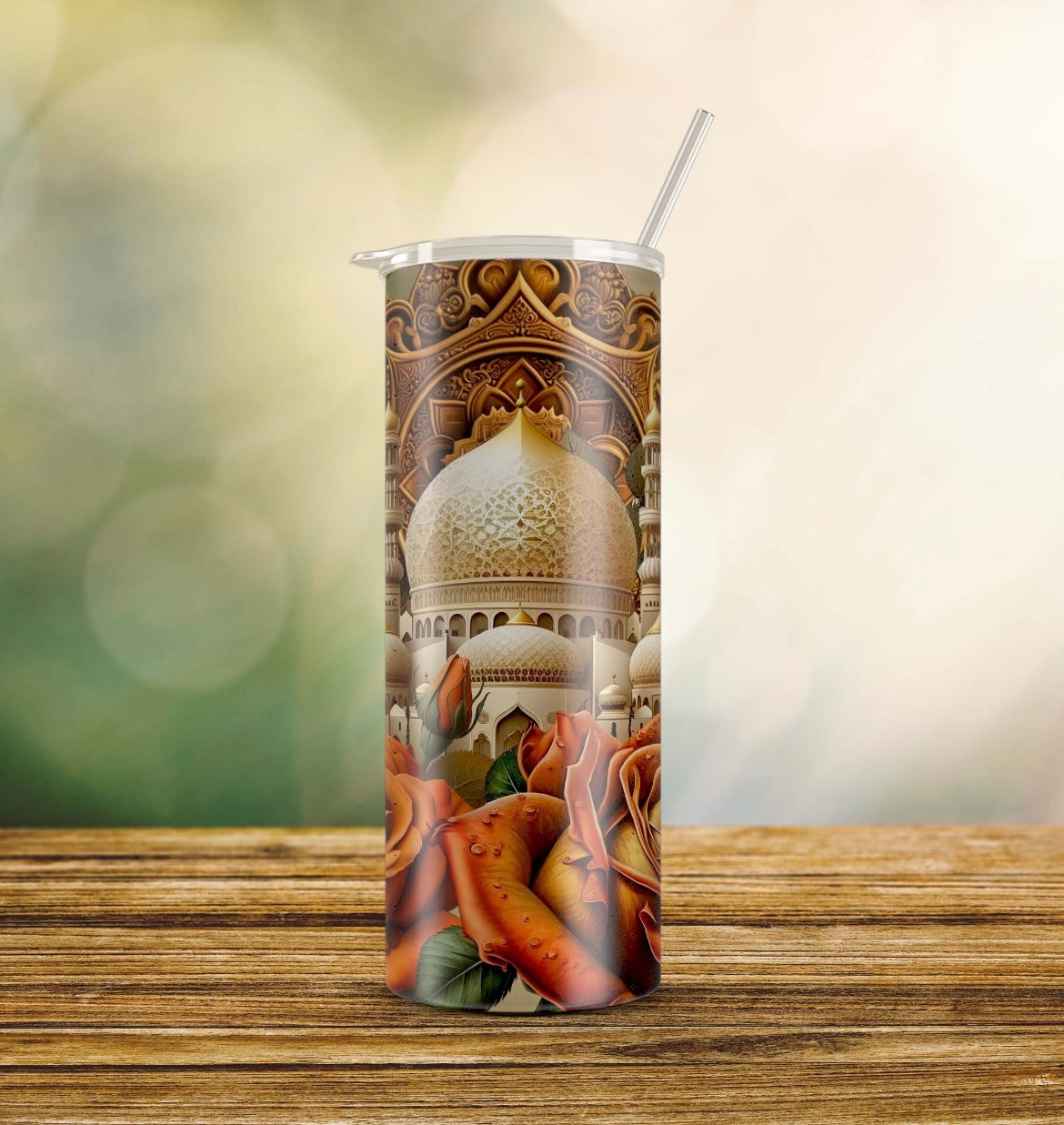 🌸Flower Mosque Tumbler